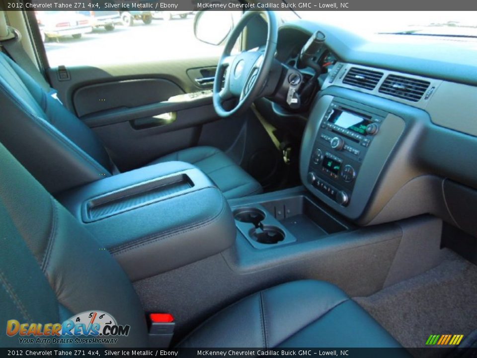 2012 Chevrolet Tahoe Z71 4x4 Silver Ice Metallic / Ebony Photo #26