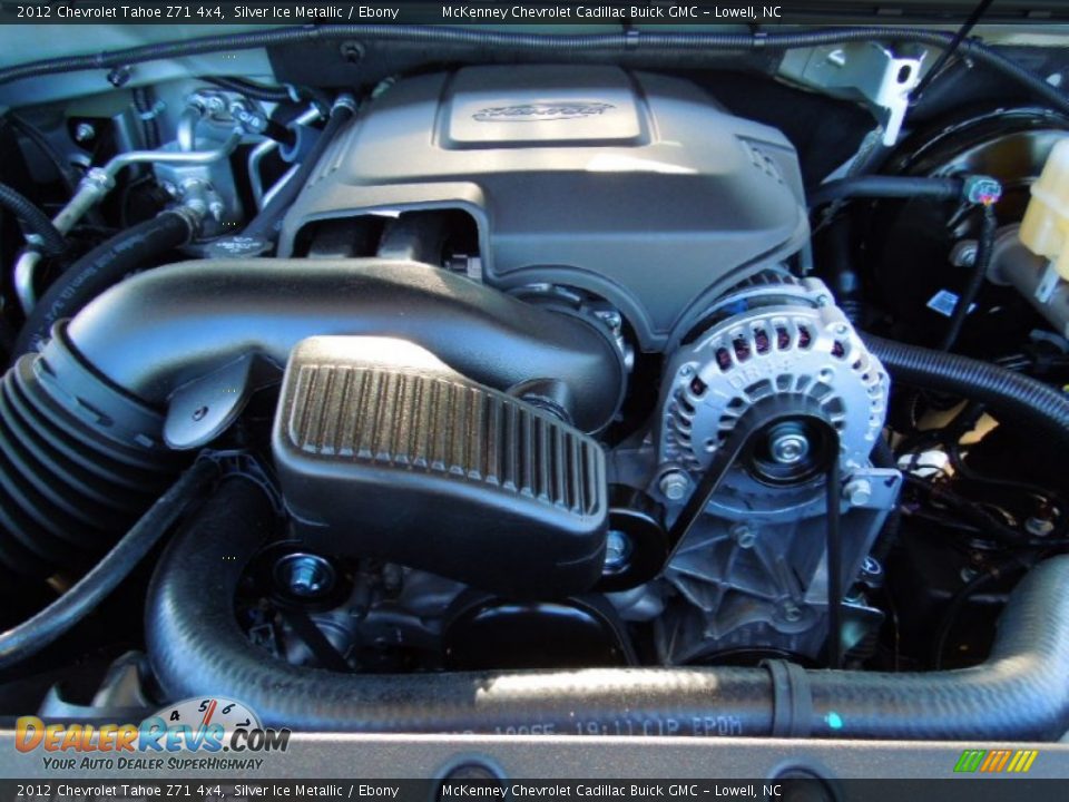 2012 Chevrolet Tahoe Z71 4x4 Silver Ice Metallic / Ebony Photo #30