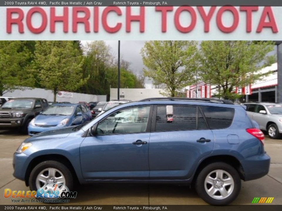 2009 Toyota RAV4 4WD Pacific Blue Metallic / Ash Gray Photo #1