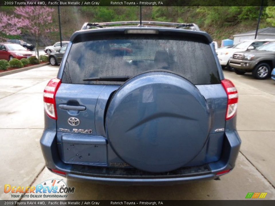 2009 Toyota RAV4 4WD Pacific Blue Metallic / Ash Gray Photo #3