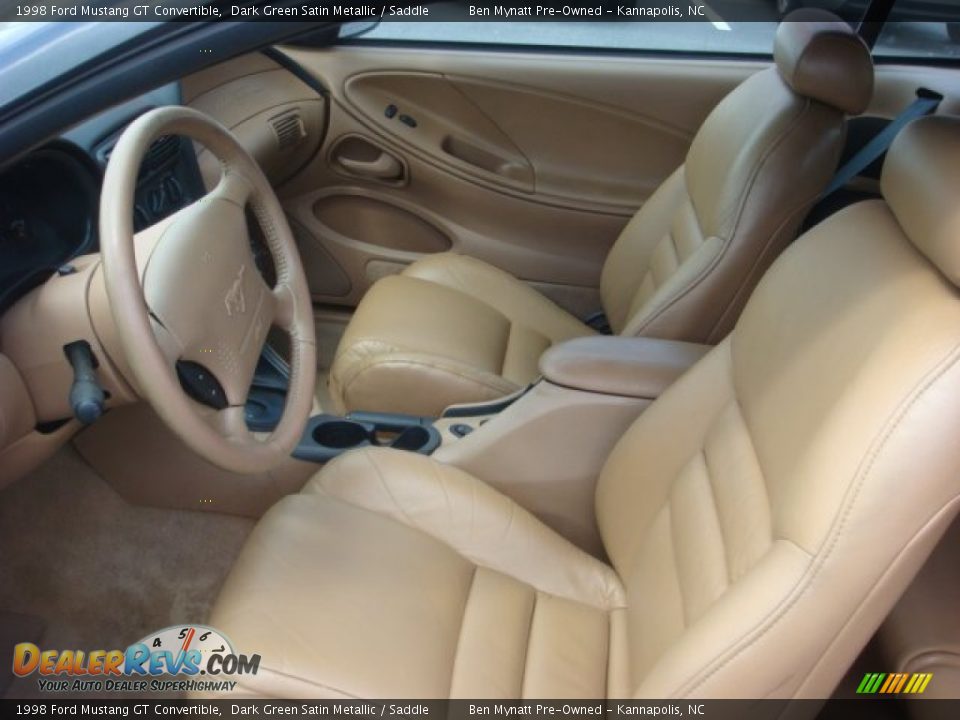 Front Seat of 1998 Ford Mustang GT Convertible Photo #9