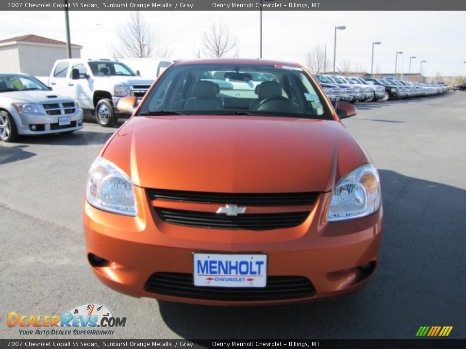 2007 Chevrolet Cobalt SS Sedan Sunburst Orange Metallic / Gray Photo #2