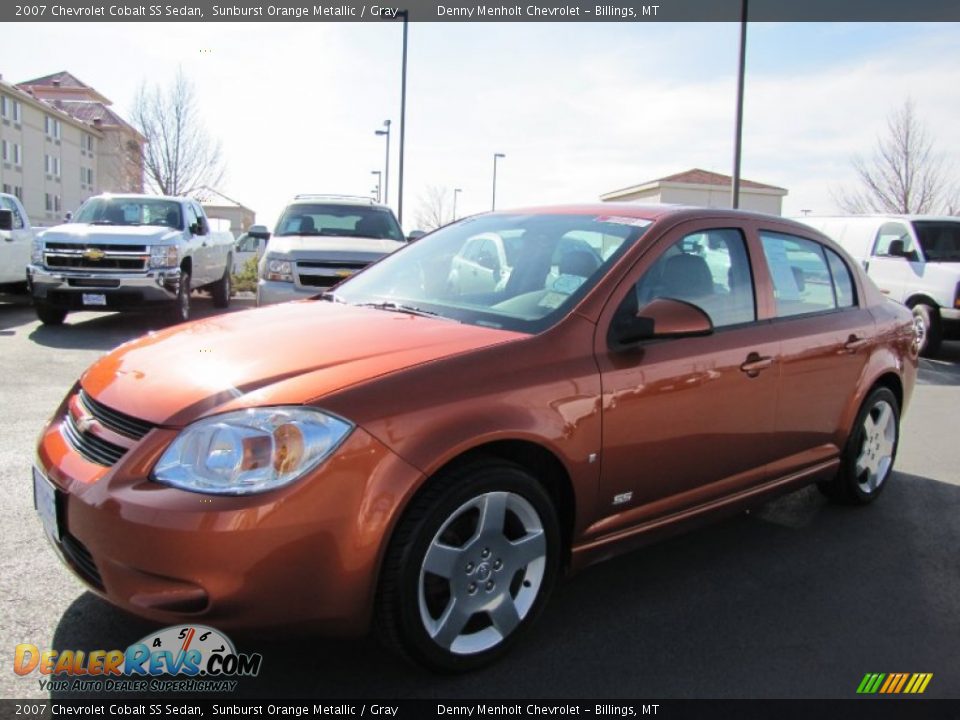 2007 Chevrolet Cobalt SS Sedan Sunburst Orange Metallic / Gray Photo #3