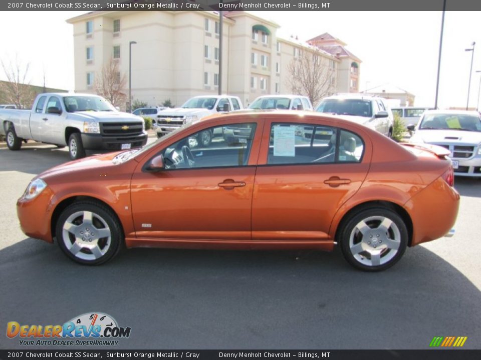 2007 Chevrolet Cobalt SS Sedan Sunburst Orange Metallic / Gray Photo #4