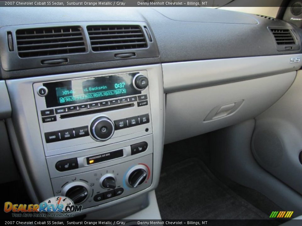 2007 Chevrolet Cobalt SS Sedan Sunburst Orange Metallic / Gray Photo #15