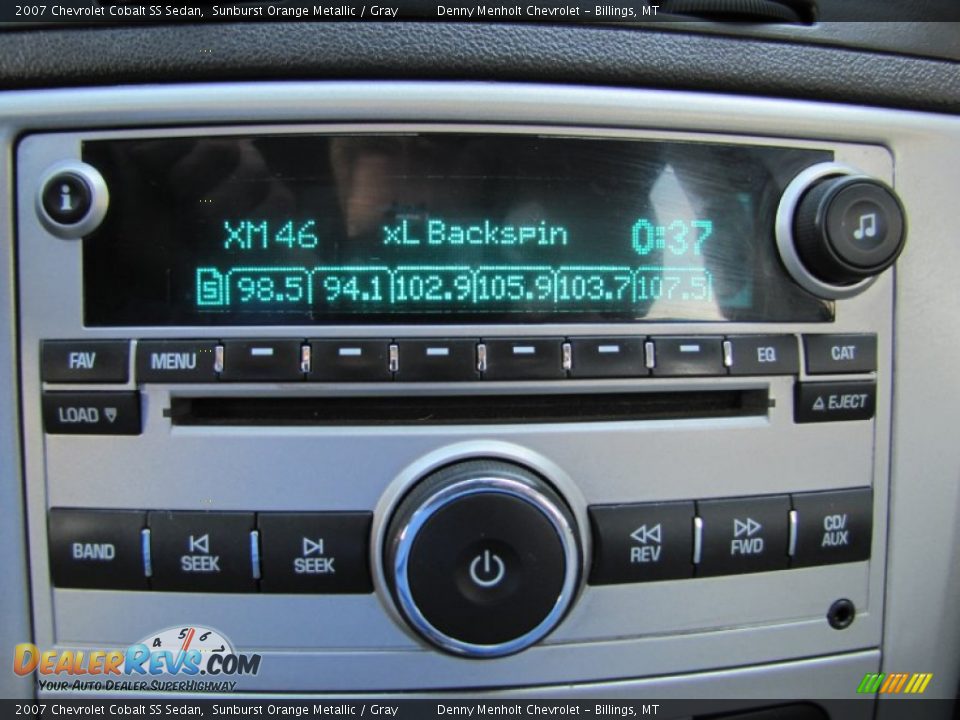 Audio System of 2007 Chevrolet Cobalt SS Sedan Photo #17