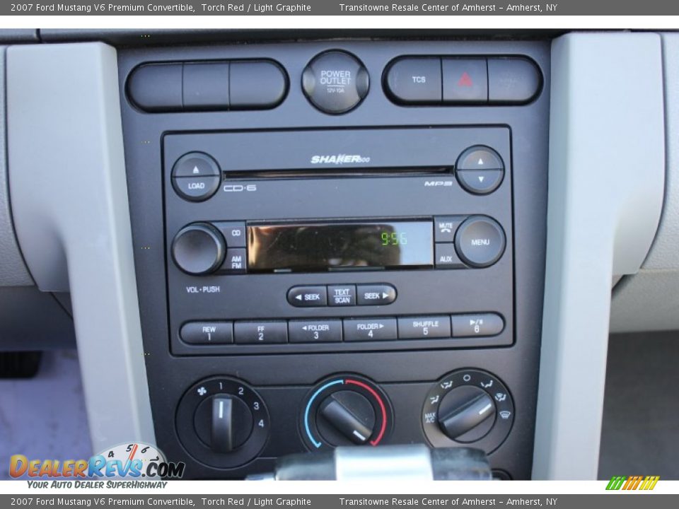 2007 Ford Mustang V6 Premium Convertible Torch Red / Light Graphite Photo #4