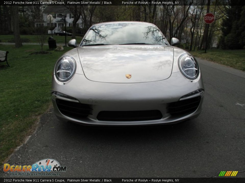 2012 Porsche New 911 Carrera S Coupe Platinum Silver Metallic / Black Photo #2