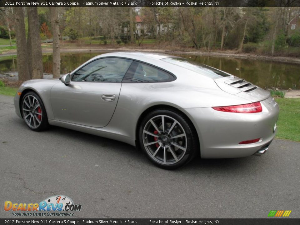 Platinum Silver Metallic 2012 Porsche New 911 Carrera S Coupe Photo #4