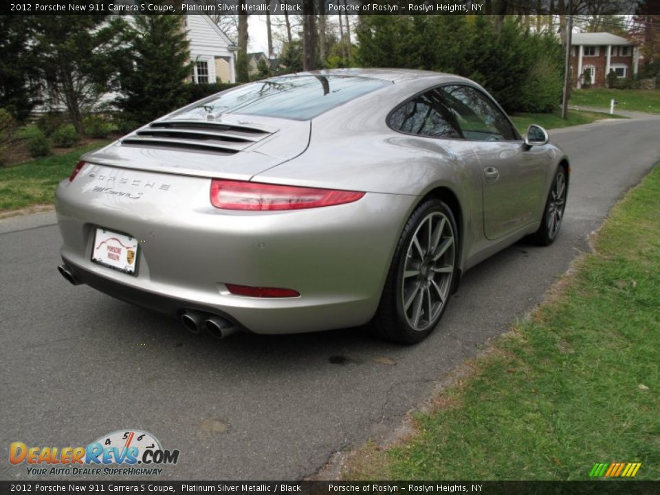 2012 Porsche New 911 Carrera S Coupe Platinum Silver Metallic / Black Photo #6