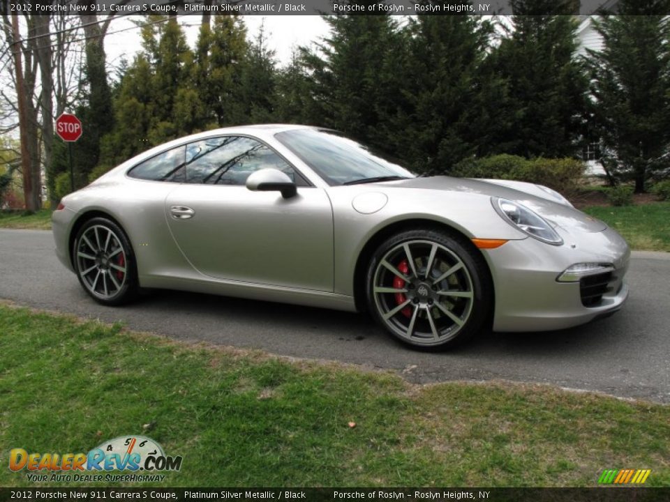 2012 Porsche New 911 Carrera S Coupe Platinum Silver Metallic / Black Photo #8