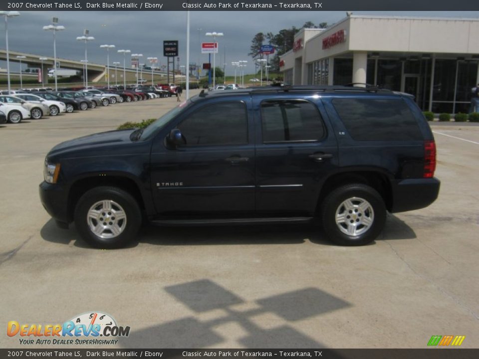 2007 Chevrolet Tahoe LS Dark Blue Metallic / Ebony Photo #2