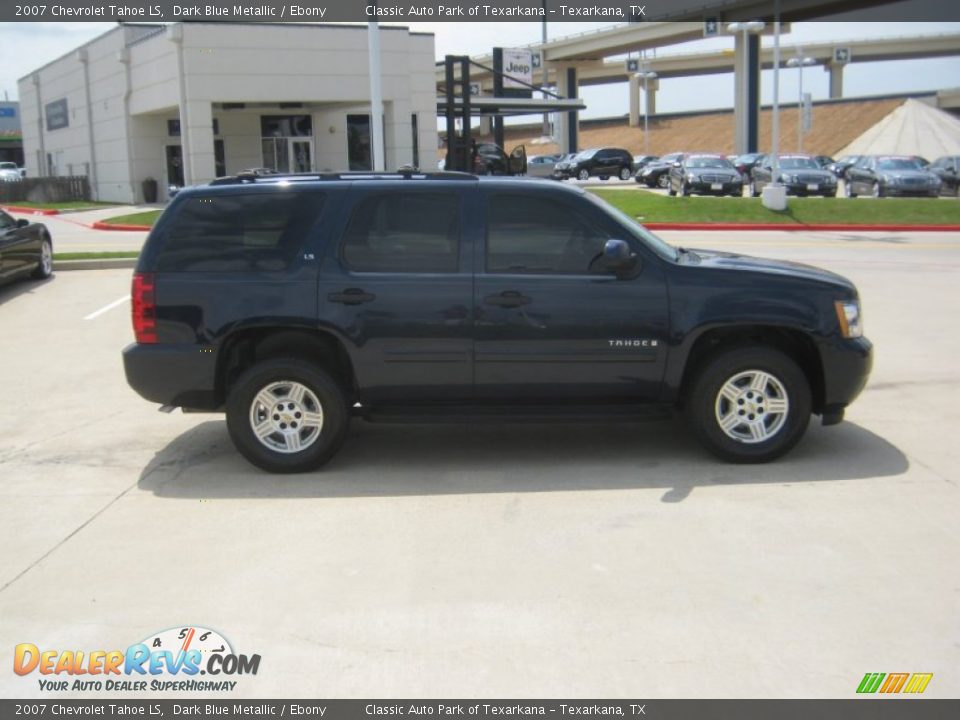 2007 Chevrolet Tahoe LS Dark Blue Metallic / Ebony Photo #6