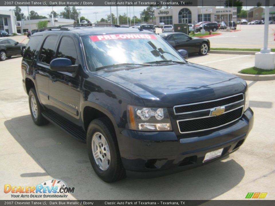 2007 Chevrolet Tahoe LS Dark Blue Metallic / Ebony Photo #7