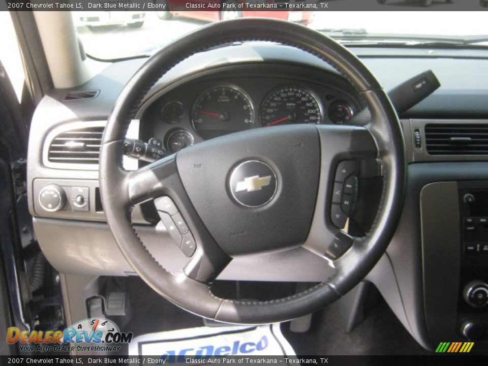 2007 Chevrolet Tahoe LS Dark Blue Metallic / Ebony Photo #10