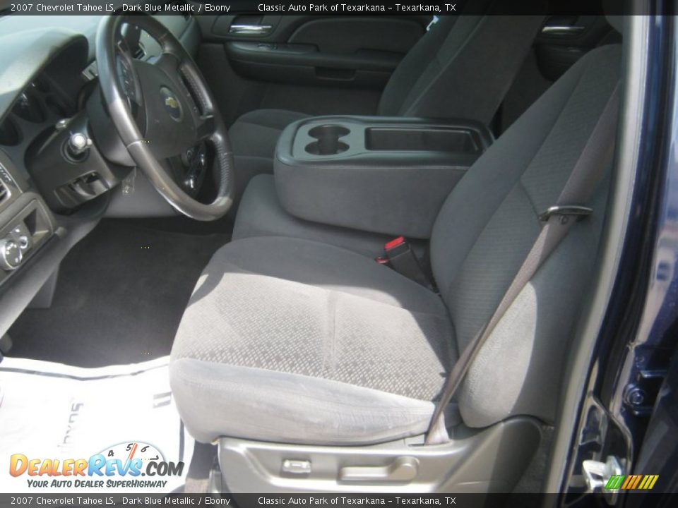 2007 Chevrolet Tahoe LS Dark Blue Metallic / Ebony Photo #12