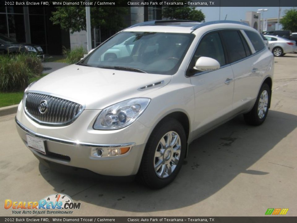 2012 Buick Enclave FWD White Diamond Tricoat / Cashmere Photo #1