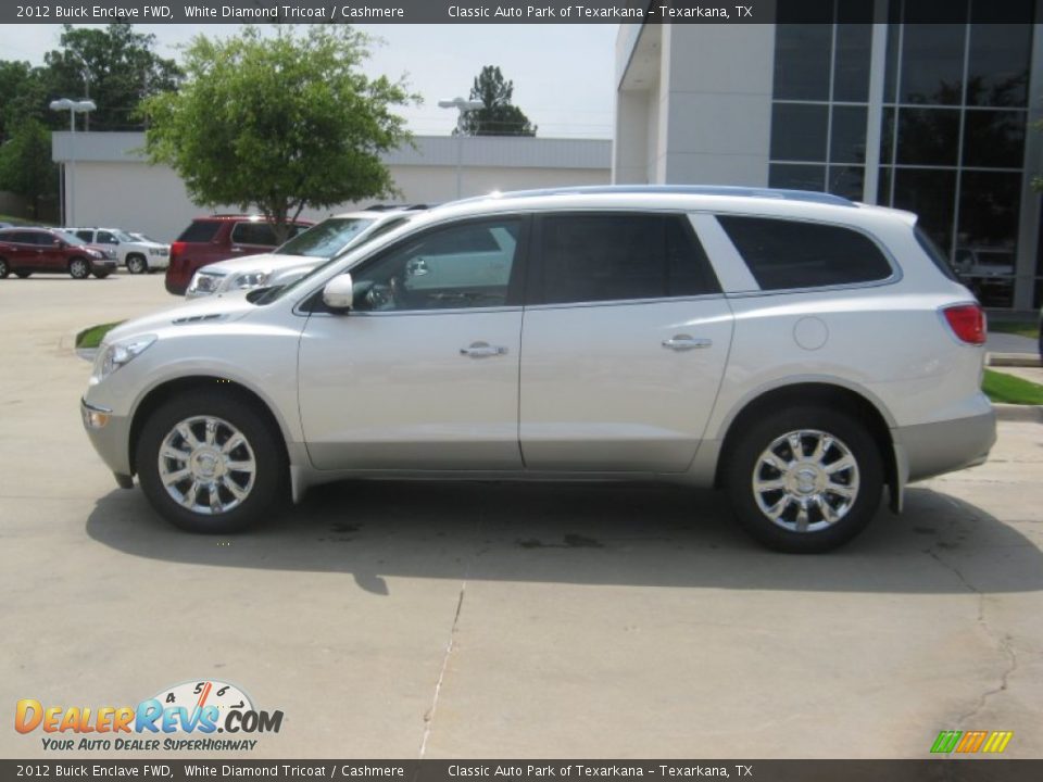 2012 Buick Enclave FWD White Diamond Tricoat / Cashmere Photo #2