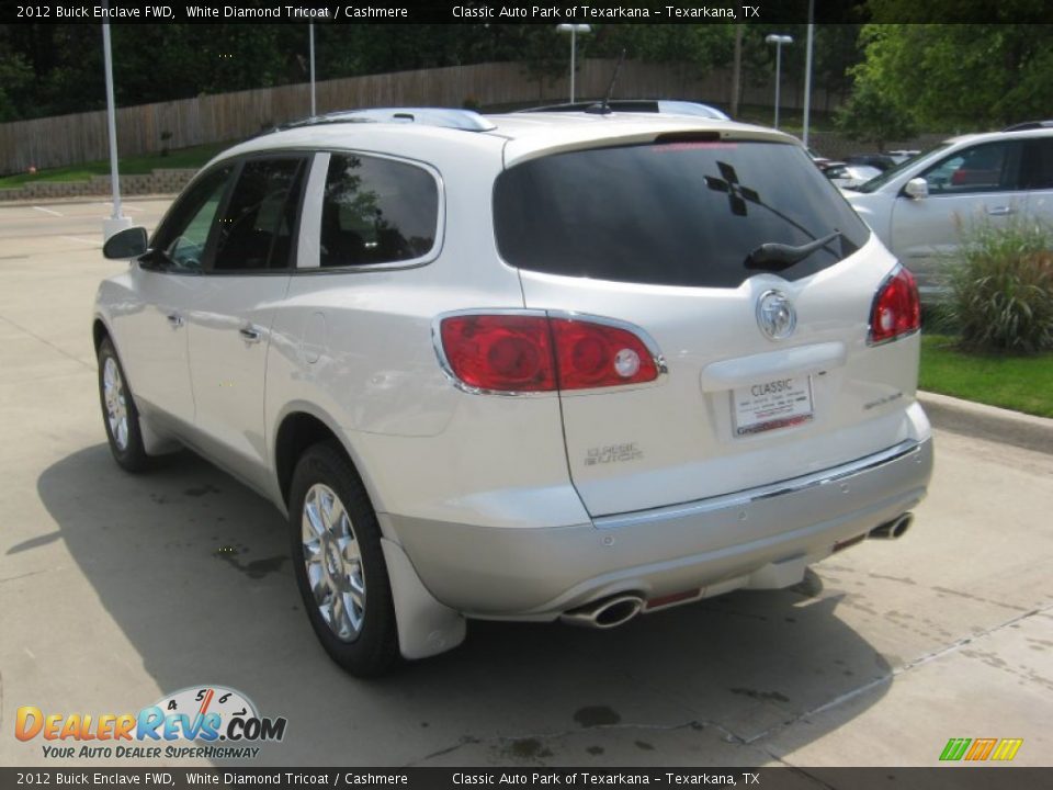 2012 Buick Enclave FWD White Diamond Tricoat / Cashmere Photo #3