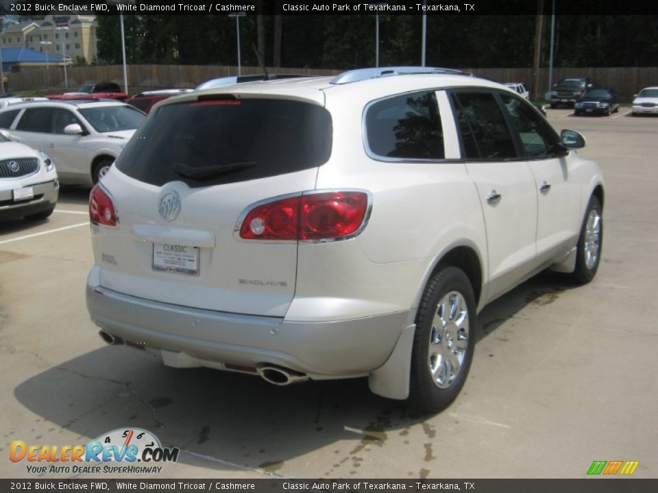 2012 Buick Enclave FWD White Diamond Tricoat / Cashmere Photo #5