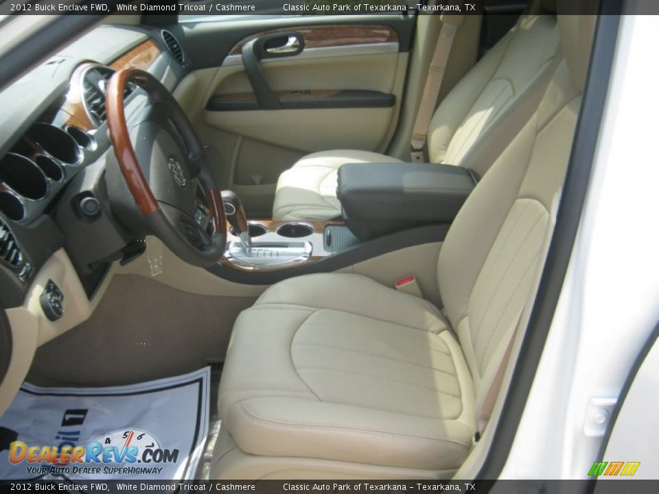 2012 Buick Enclave FWD White Diamond Tricoat / Cashmere Photo #13