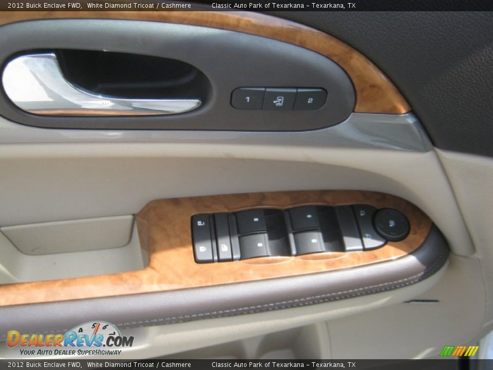 2012 Buick Enclave FWD White Diamond Tricoat / Cashmere Photo #18