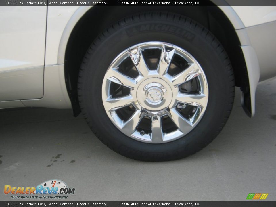 2012 Buick Enclave FWD White Diamond Tricoat / Cashmere Photo #22