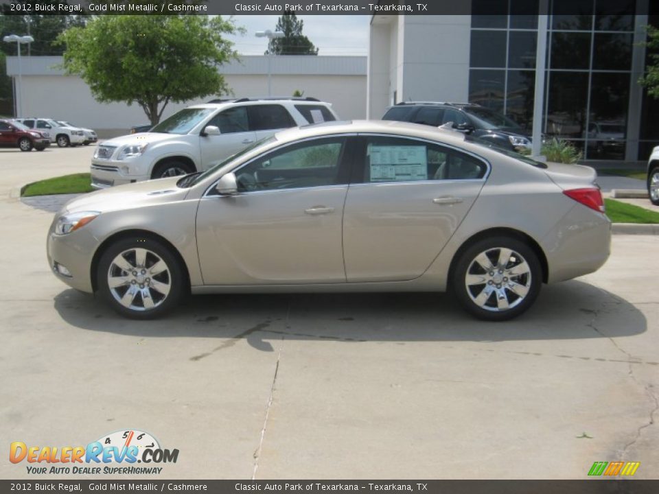 2012 Buick Regal Gold Mist Metallic / Cashmere Photo #2