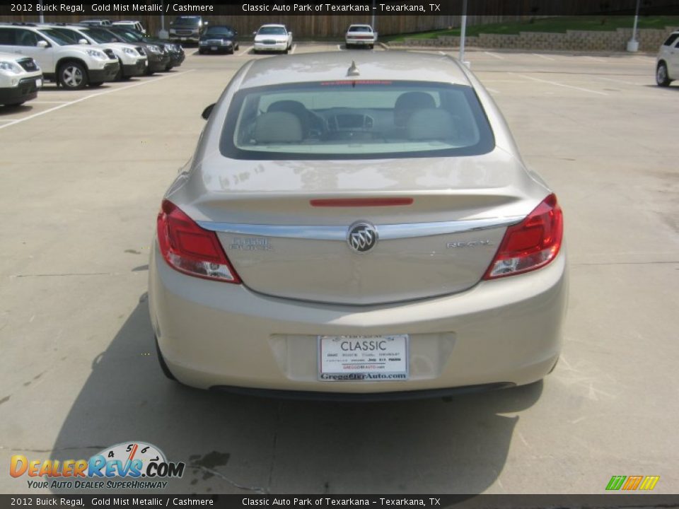 2012 Buick Regal Gold Mist Metallic / Cashmere Photo #4