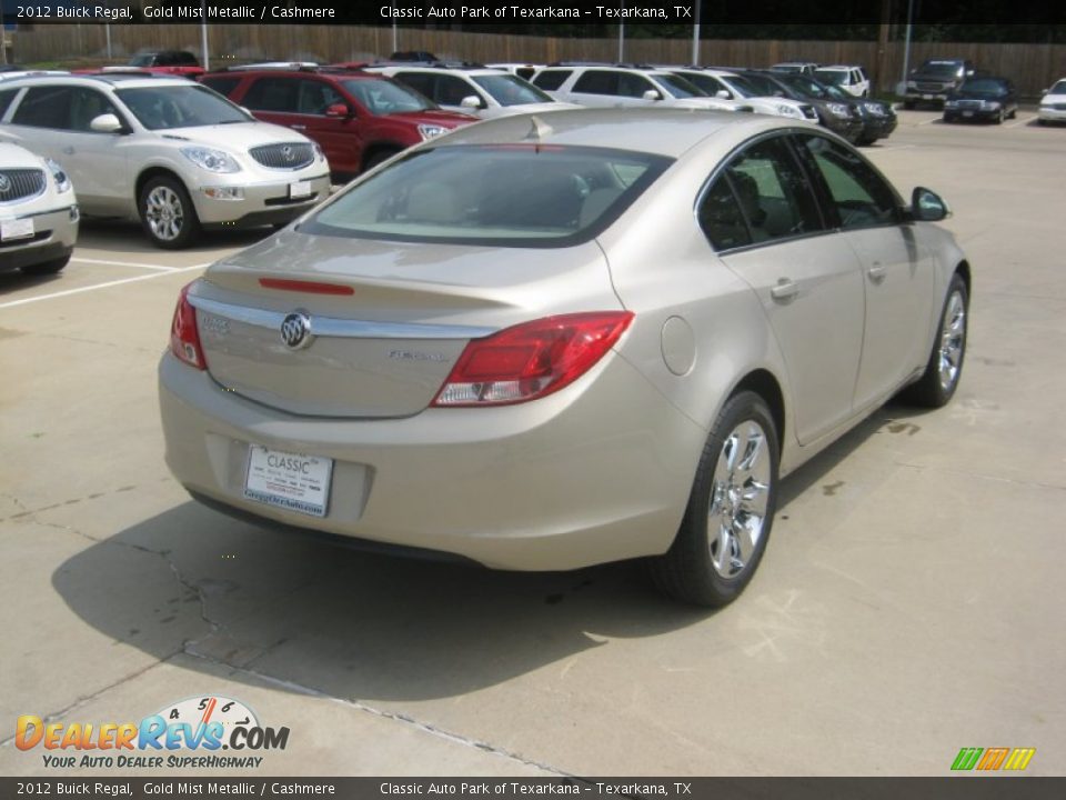 2012 Buick Regal Gold Mist Metallic / Cashmere Photo #5
