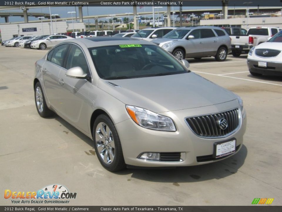 2012 Buick Regal Gold Mist Metallic / Cashmere Photo #7