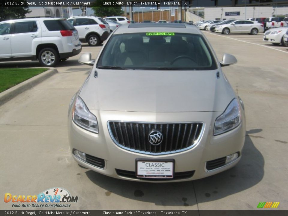 2012 Buick Regal Gold Mist Metallic / Cashmere Photo #8