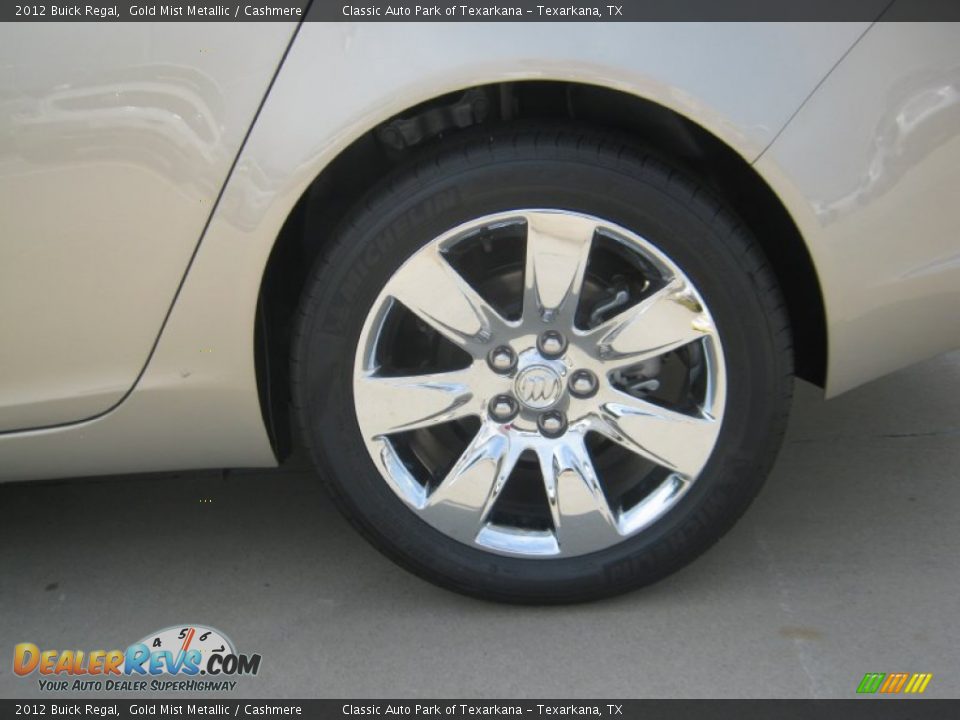 2012 Buick Regal Gold Mist Metallic / Cashmere Photo #21