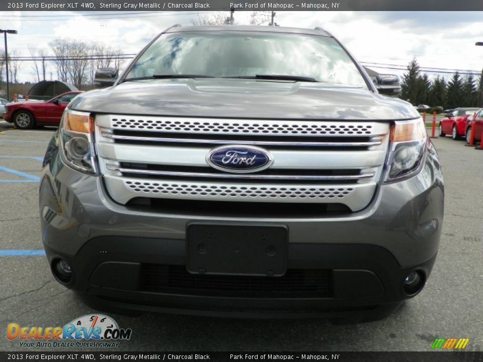 2013 Ford Explorer XLT 4WD Sterling Gray Metallic / Charcoal Black Photo #3