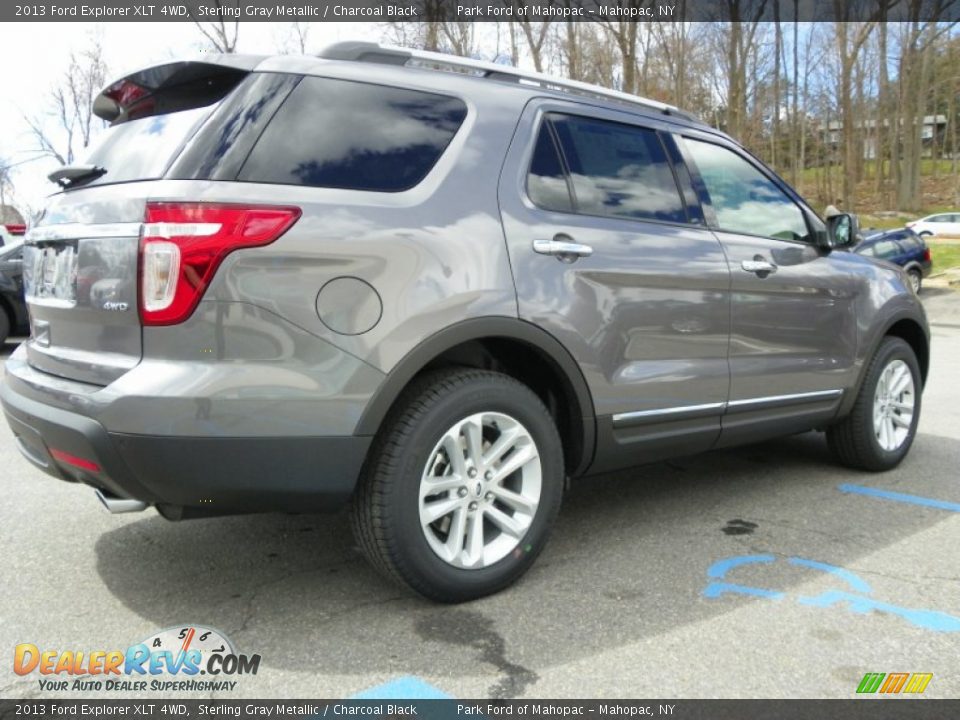 2013 Ford Explorer XLT 4WD Sterling Gray Metallic / Charcoal Black Photo #6