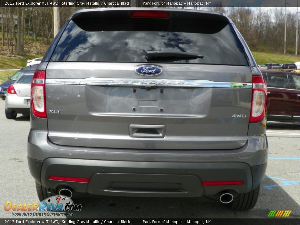 2013 Ford Explorer XLT 4WD Sterling Gray Metallic / Charcoal Black Photo #7