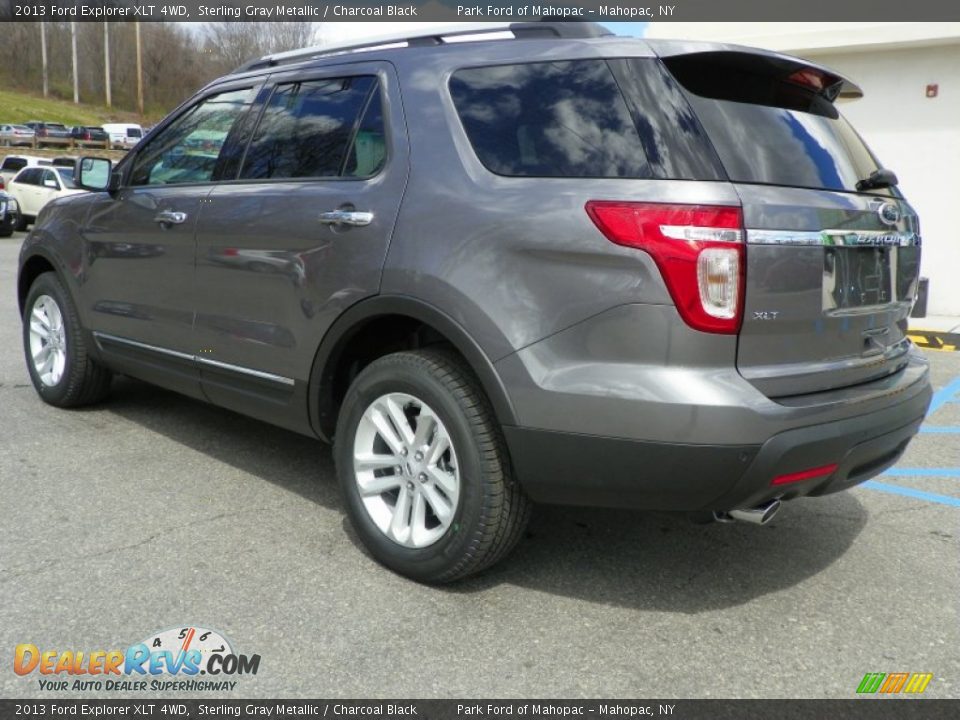 2013 Ford Explorer XLT 4WD Sterling Gray Metallic / Charcoal Black Photo #8