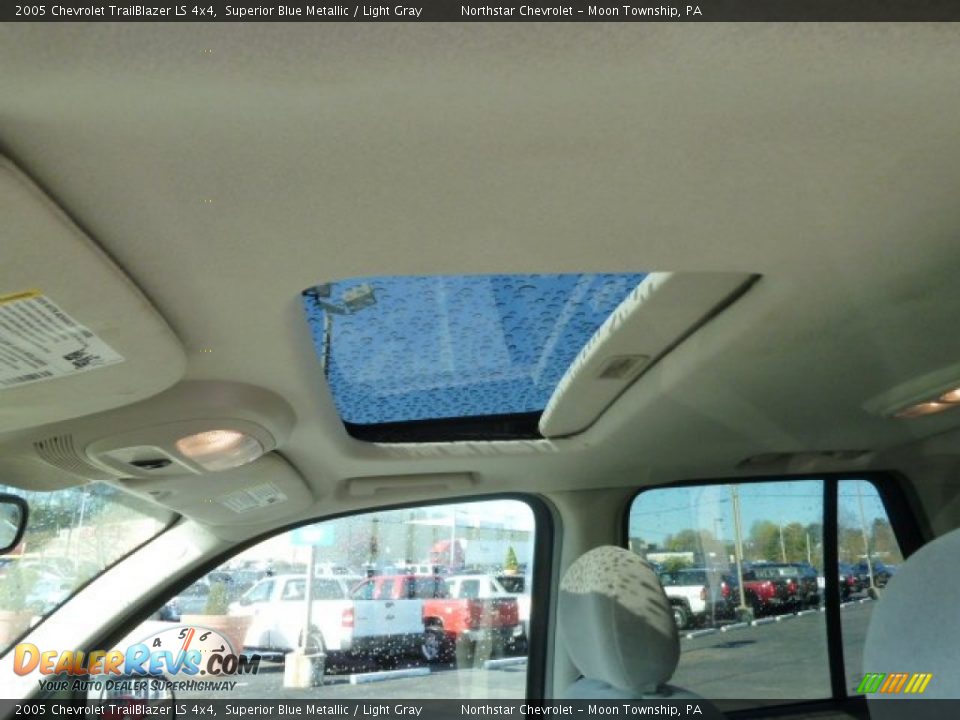 2005 Chevrolet TrailBlazer LS 4x4 Superior Blue Metallic / Light Gray Photo #16