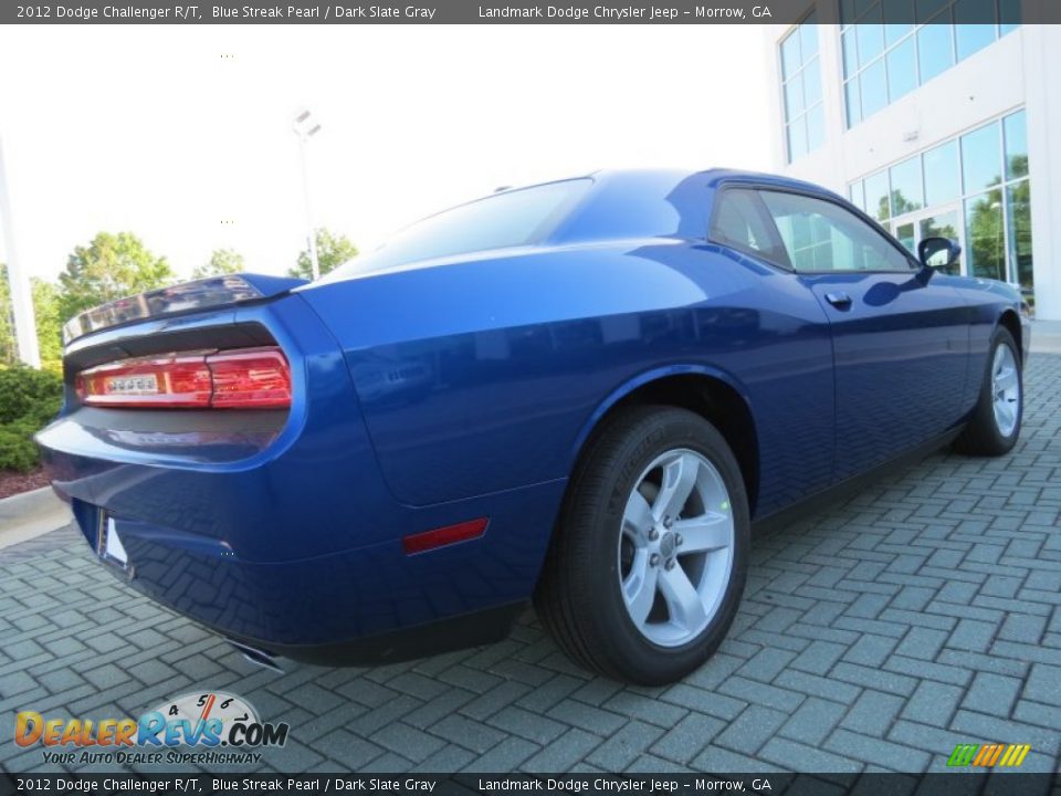 2012 Dodge Challenger R/T Blue Streak Pearl / Dark Slate Gray Photo #3