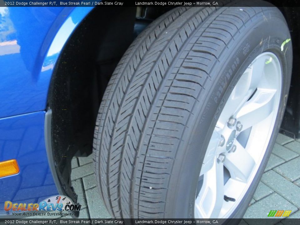 2012 Dodge Challenger R/T Blue Streak Pearl / Dark Slate Gray Photo #12