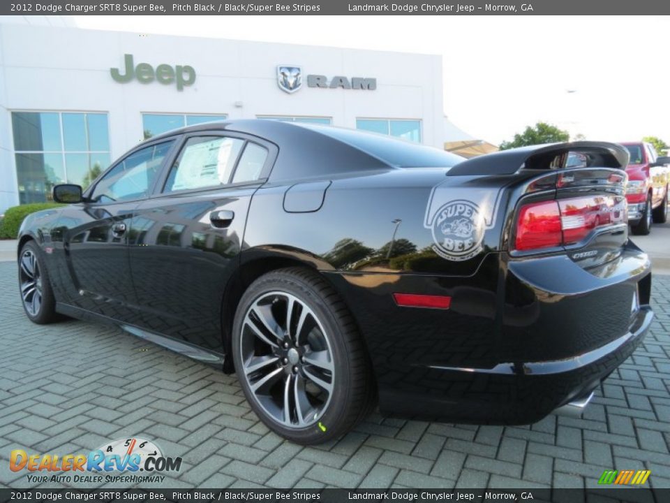 Pitch Black 2012 Dodge Charger SRT8 Super Bee Photo #2