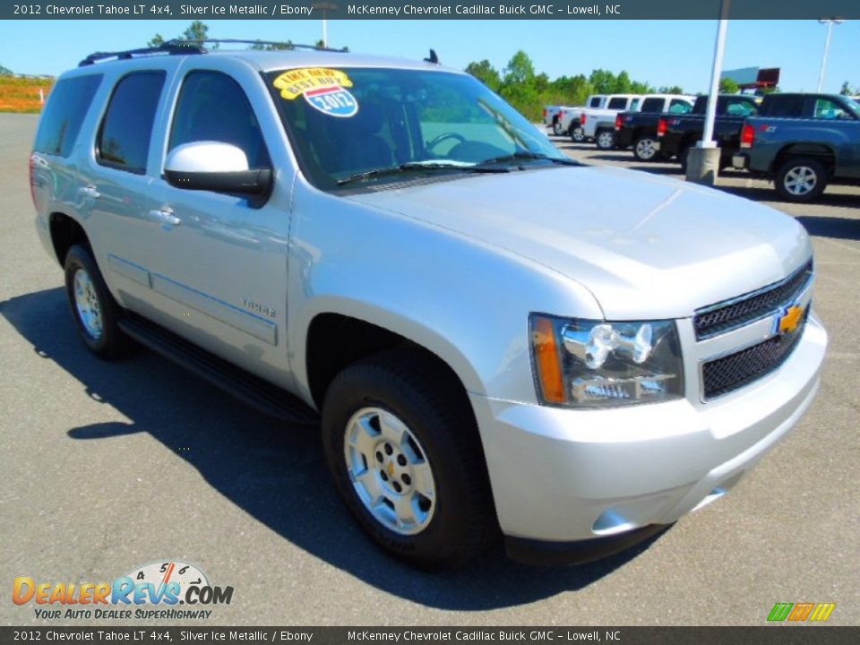 2012 Chevrolet Tahoe LT 4x4 Silver Ice Metallic / Ebony Photo #2