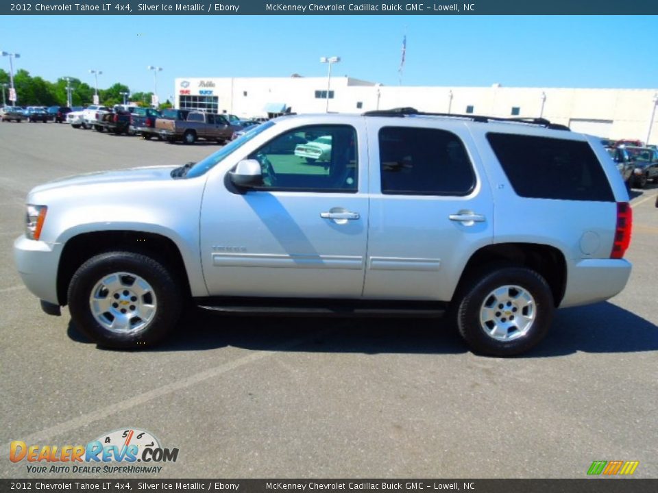 2012 Chevrolet Tahoe LT 4x4 Silver Ice Metallic / Ebony Photo #4