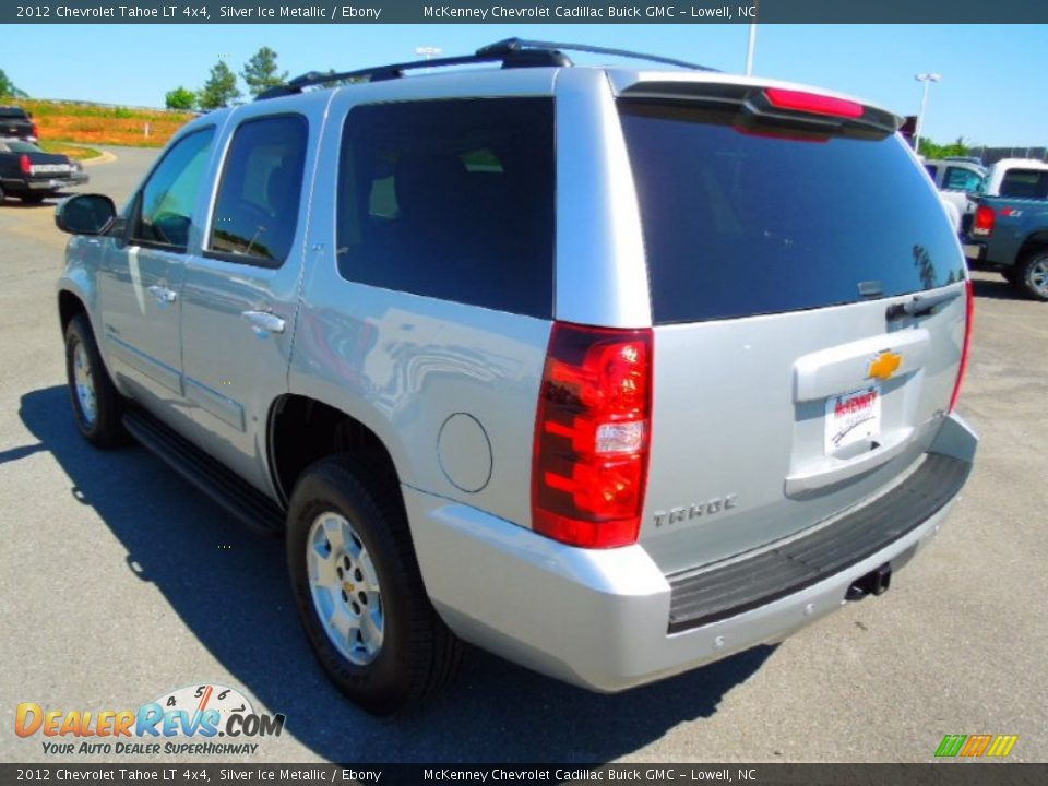 2012 Chevrolet Tahoe LT 4x4 Silver Ice Metallic / Ebony Photo #5