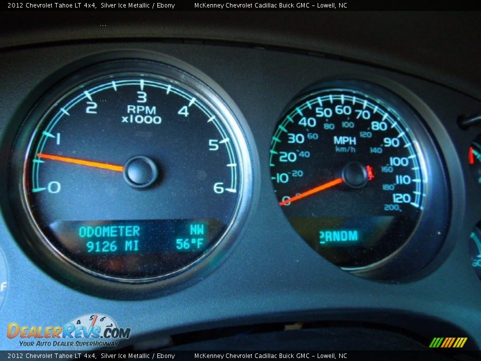 2012 Chevrolet Tahoe LT 4x4 Silver Ice Metallic / Ebony Photo #16