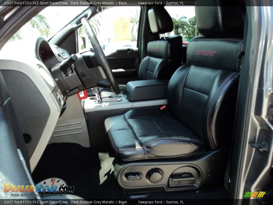 Black Interior 2007 Ford F150 Fx2 Sport Supercrew Photo