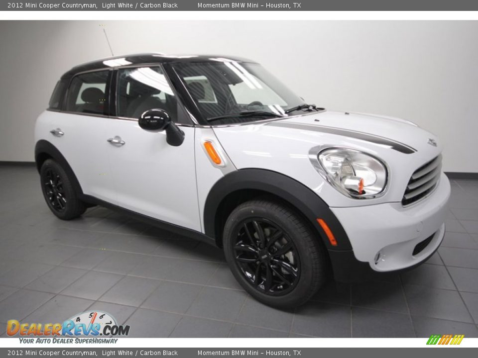 2012 Mini Cooper Countryman Light White / Carbon Black Photo #1
