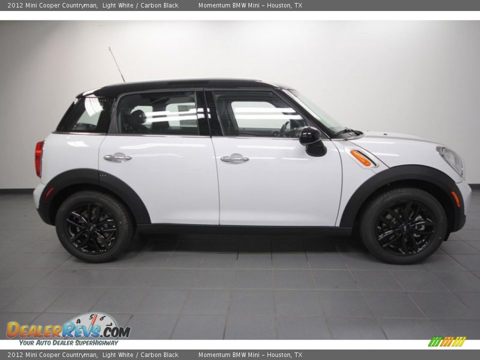 2012 Mini Cooper Countryman Light White / Carbon Black Photo #2