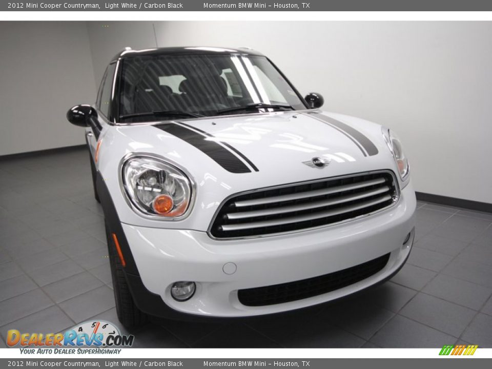 2012 Mini Cooper Countryman Light White / Carbon Black Photo #5