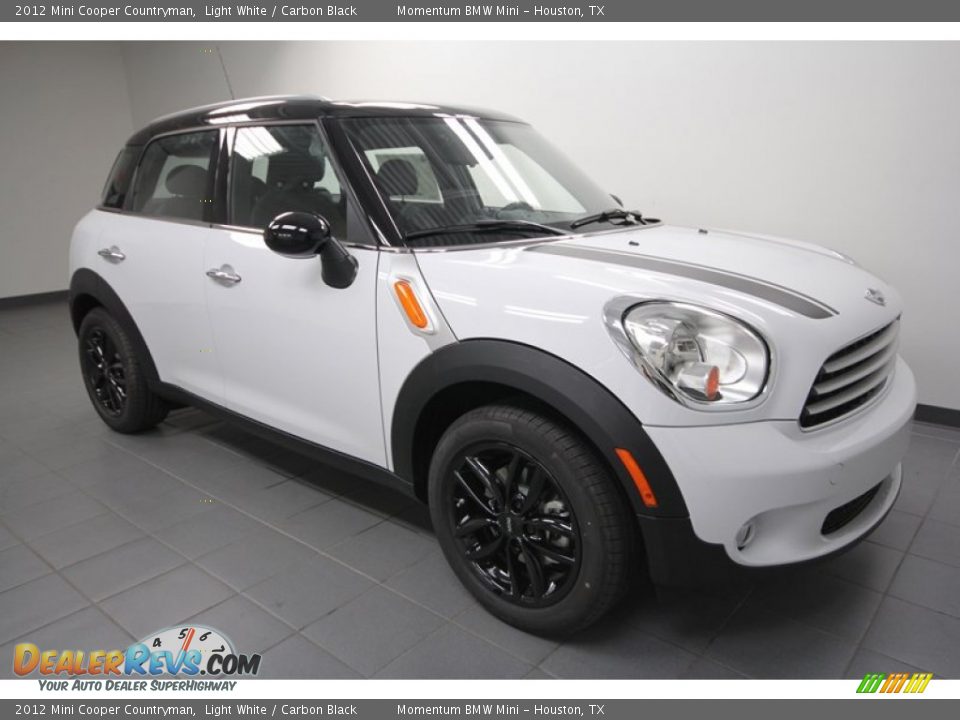 2012 Mini Cooper Countryman Light White / Carbon Black Photo #6